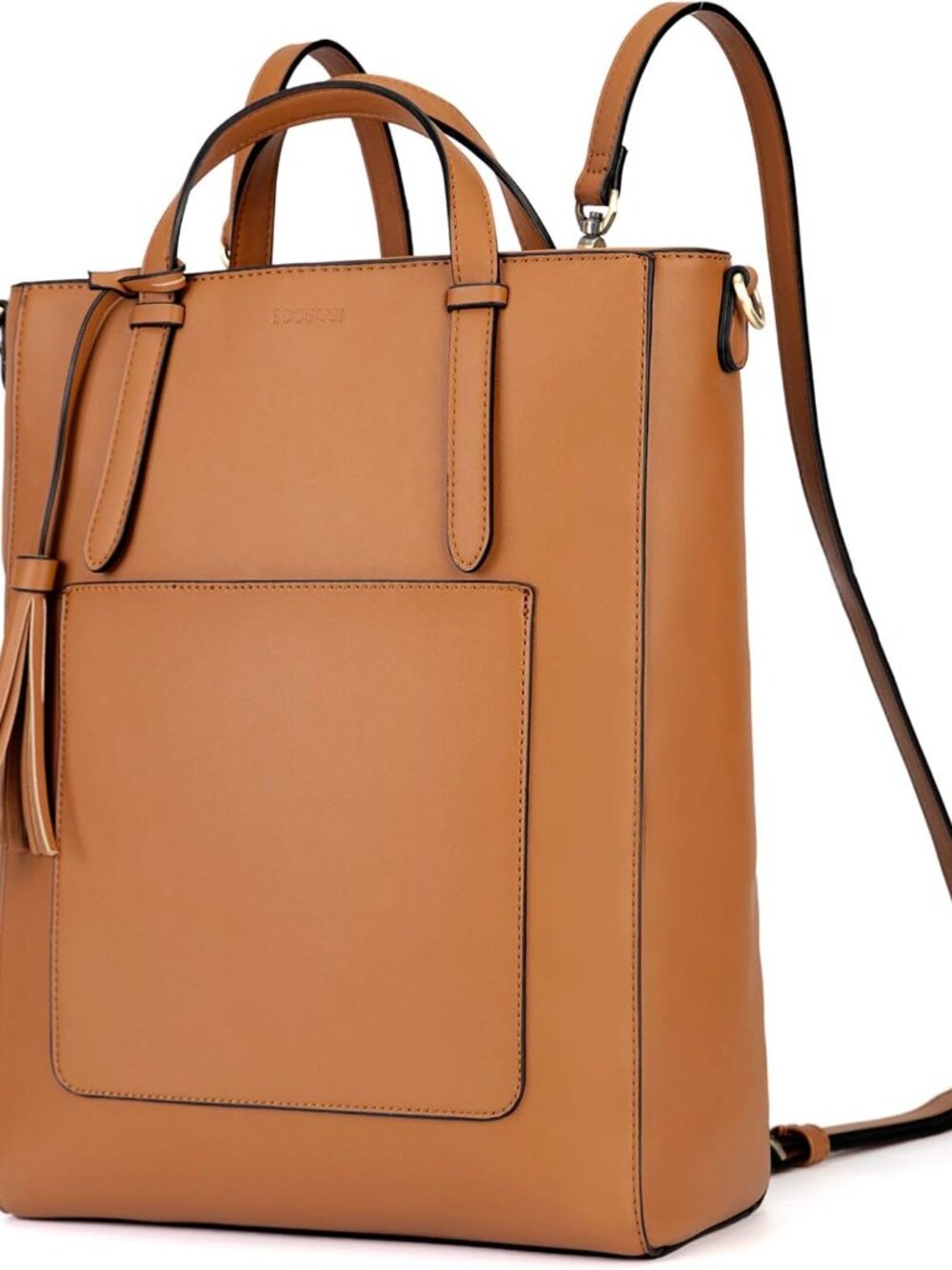 Tote Bag Convertible Backpack for Women Vegan Leather Handbag Multifuction Shoul